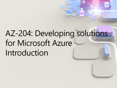 AZ-204 Developing solutions for Microsoft-Azure